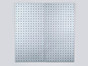 LocBoard 18 in. x 36 in. Stainless Steel Tool Board Pegboard 2 pk 51PPB008