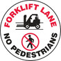 LED Floor Sign Projector Lens ONLY - Forklift/Pedestrian