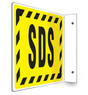SDS 8 x 12 Projection Sign with Black Text 40SPS776