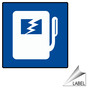 Electrical Shutoff Symbol Label for Electrical Panel LABEL_SYM_301