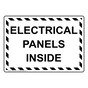 Electrical Panels Inside Sign NHE-27505
