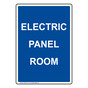 Portrait Electric Panel Room Sign NHEP-27113