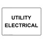 Utility Electrical Sign NHE-30119