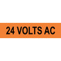 24 Volts Ac Label for Electrical Voltage VLT-13052