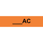 Custom - AC Label for Electrical Voltage VLT-16271