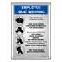 Employee Hand Washing Sign NHE-13128