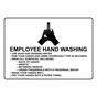 Employee Hand Washing Sign NHE-13144