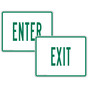 Enter Exit Sign for Enter / Exit PKE-21480_13879_Set