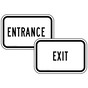 Entrance Exit Sign for Enter / Exit PKE-22150_13877_Set