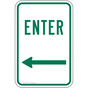 Enter Left Arrow Sign for Enter / Exit