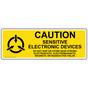 Sensitive Electronic Devices Label for ESD / Static NHE-18632