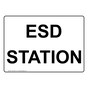 ESD Station Sign NHE-30021