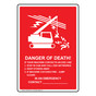 Portrait Danger Of Death! If Your Sign With Symbol NHEP-30247