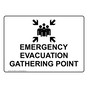 Emergency Evacuation Gathering Point Sign NHE-25593