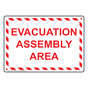Evacuation Assembly Area Sign NHE-30345