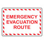 Emergency Evacuation Route Sign NHE-6725
