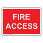 Fire Access Sign NHE-25091