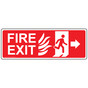 Fire Exit Right Sign for Enter / Exit NHE-7160