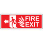 Fire Exit Left Sign for Enter / Exit NHE-7170