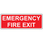 Emergency Fire Exit Sign for Enter / Exit NHE-7395
