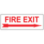 Fire Exit With Right Arrow Sign NHE-9370