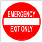 Emergency Exit Only Sign for Enter / Exit NHE-9416