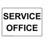 Service Office Sign NHE-29323