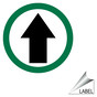 Arrow Symbol Label for Enter / Exit LABEL_CIRCLE_127_a