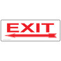 Exit With Left Arrow Sign for Enter / Exit NHE-9761