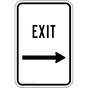 Exit Right Sign for Enter / Exit PKE-13883
