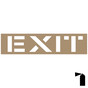 Exit Stencil for Enter / Exit NHE-19473