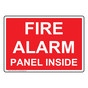 Fire Alarm Panel Inside Sign NHE-27106