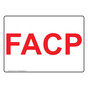 FACP Sign NHE-30737