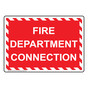 Fire Department Connection Sign NHE-30740