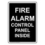 Portrait Fire Alarm Control Panel Inside Sign NHEP-27100