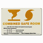 FEMA Combined Safe Room Weather Shelter Sign NHE-25786