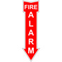 Portrait Fire Alarm Label CTSE-7530_RED
