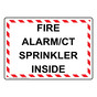Fire Alarm/CT Sprinkler Inside Sign NHE-30903