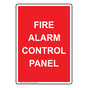 Portrait Fire Alarm Control Panel Sign NHEP-16504