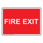 Fire Exit Sign NHE-19644_RED