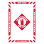Fire Extinguisher 9-Piece Floor Marking Kit