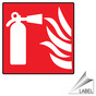 Fire Extinguisher Symbol Label for Fire Safety / Equipment LABEL_SYM_138_b