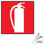 Fire Extinguisher Symbol Label for Fire Safety / Equipment LABEL_SYM_138_c