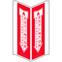 Red Triangle-Mount EXTINGUISHER - EXTINTOR Sign With Symbol
