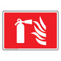 Fire Extinguisher Symbol Sign NHE-13846