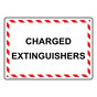 Charged Extinguishers Sign NHE-30886