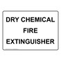 Dry Chemical Fire Extinguisher Sign NHE-31015