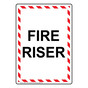Portrait Fire Riser Sign NHEP-31827_WRSTR