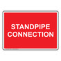 Standpipe Connection Sign NHE-13867