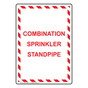 Portrait Combination Sprinkler Standpipe Sign NHEP-30890